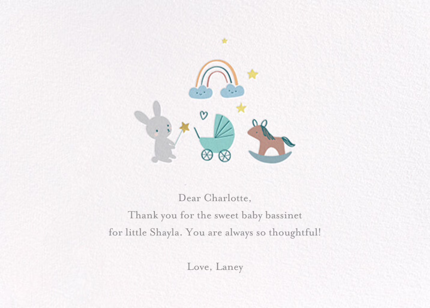 Thankful Toys - Thank You Card.