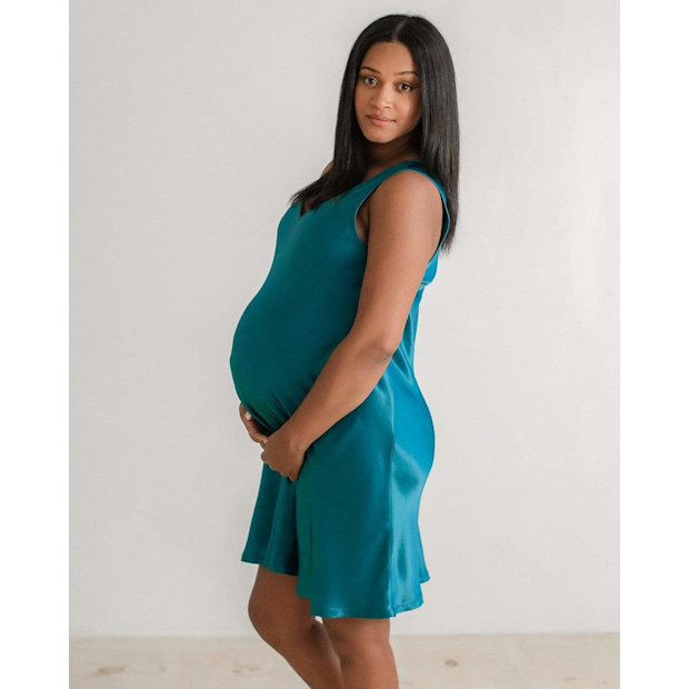Tupelo Honey Maternity Satin Maternity Nightgown.