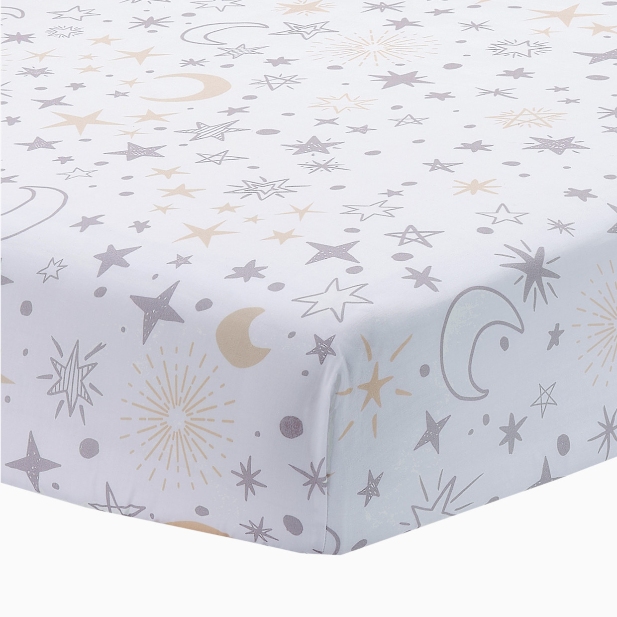 Lambs & Ivy Cotton Fitted Crib Sheet - Goodnight Moon.