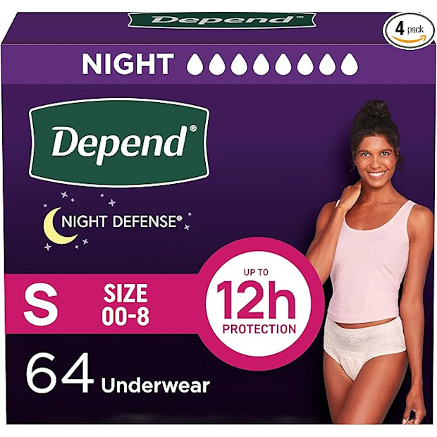 Night Defense Adult Incontinence & Postpartum Bladder Leak Underwear.