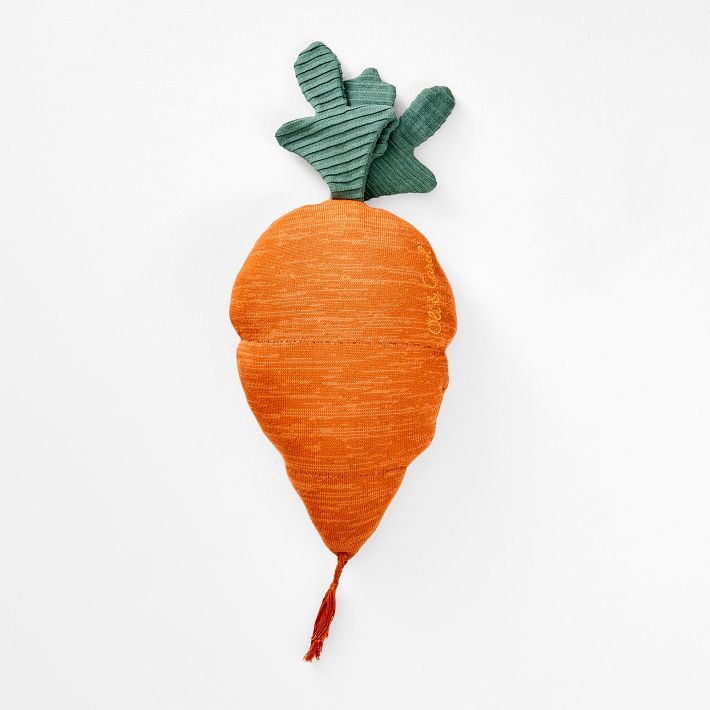 Lorena Canals Cathy The Carrot Knitted Cushion.