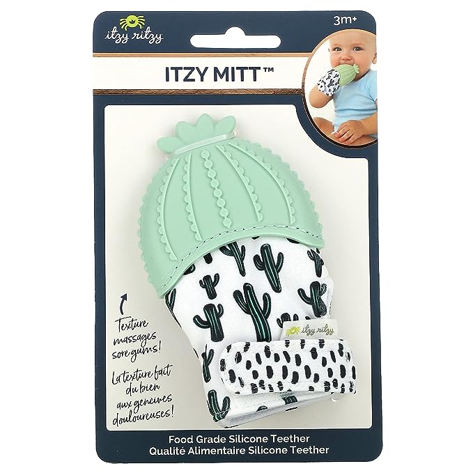 Itzy Ritzy Silicone Teething Mitt.