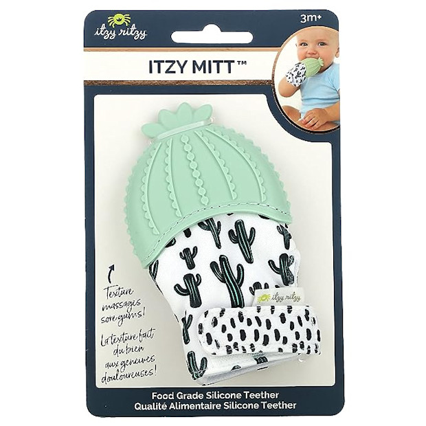 Itzy Ritzy Silicone Teething Mitt.