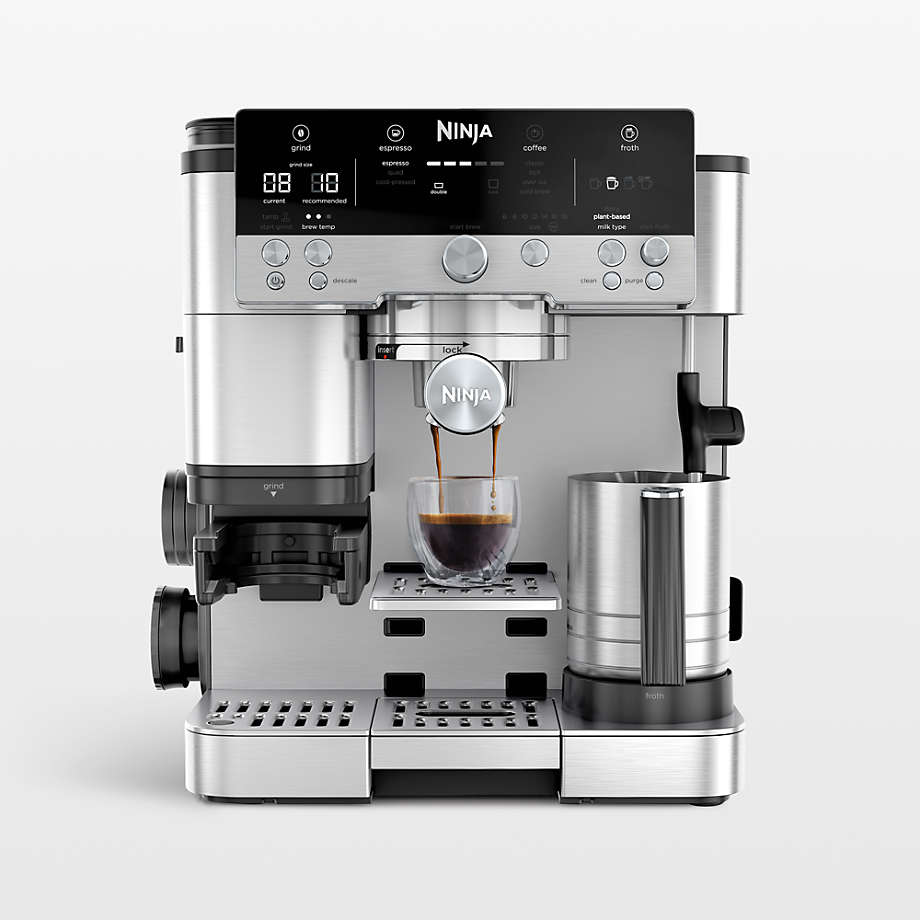 Ninja Luxe Cafe Premier Series Espresso Machine in Stainless Steel.