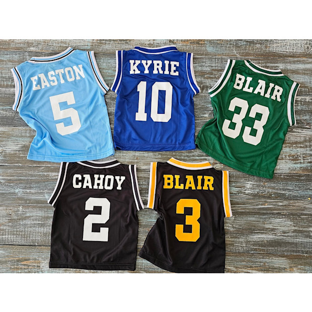 Melissa's Stitches Personalized Baby/Toddler Basketball Jersey, Shorts or Set.