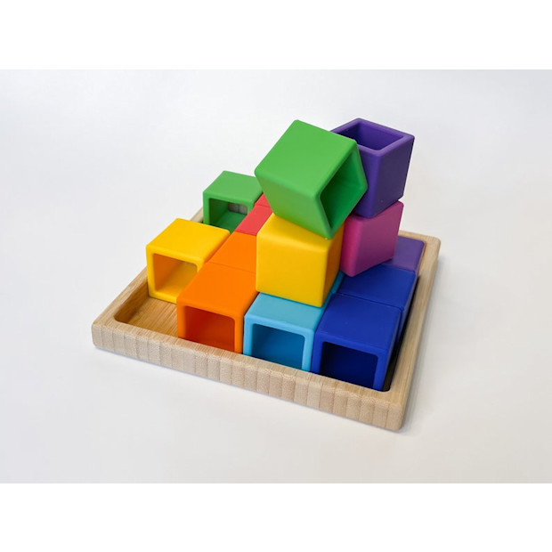 Everly Row Silicone Stacking Building Blocks.