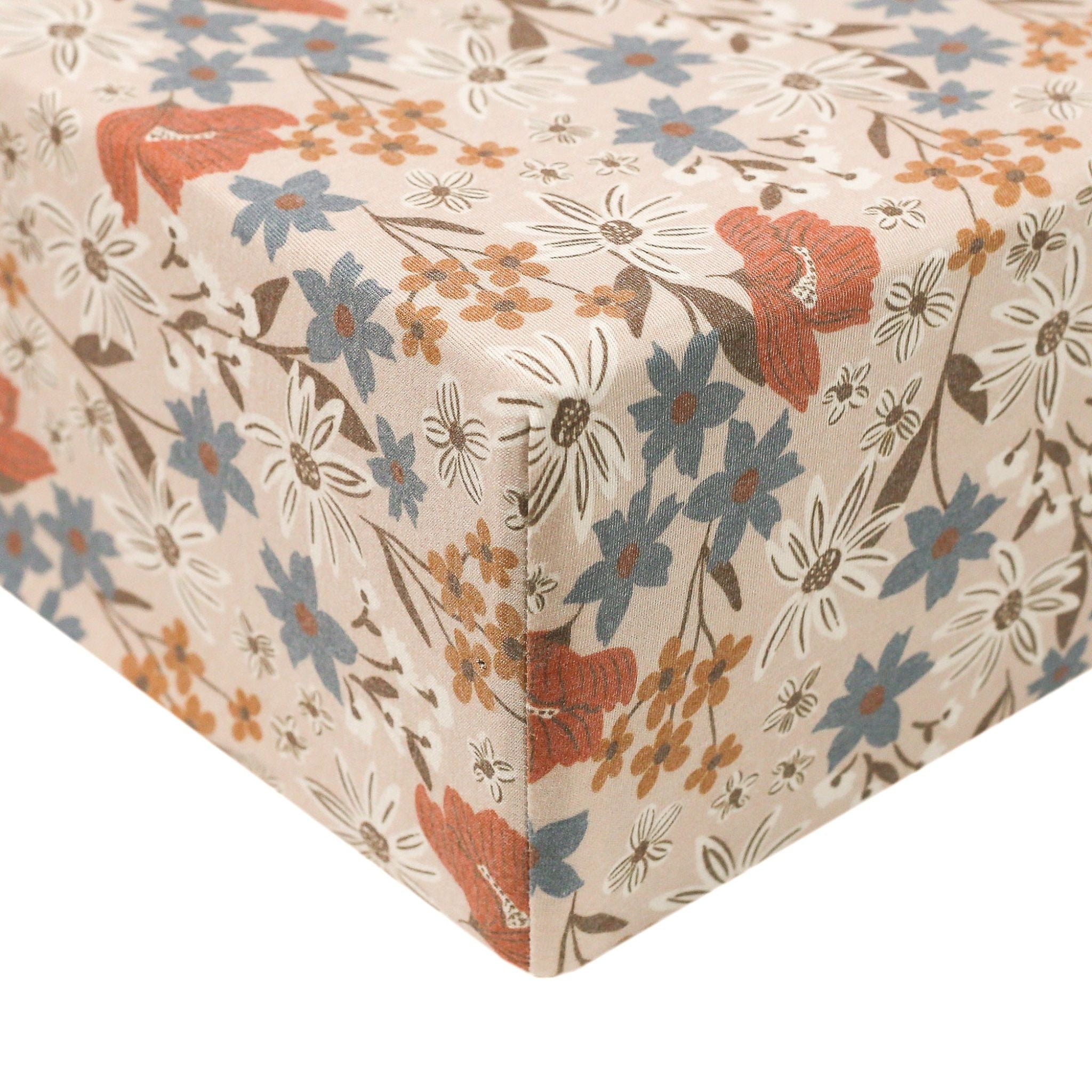 Copper Pearl Premium Knit Fitted Crib Sheet.