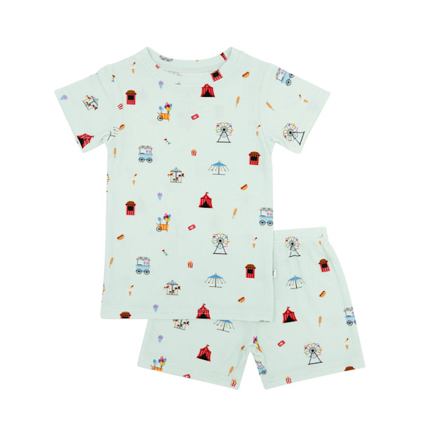 Brave Little Ones County Fair Small Ribbed Shorts Two-Piece Set.