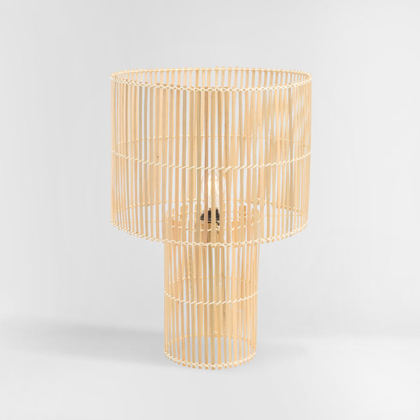 All Modern Uguna Rattan Table Lamp.
