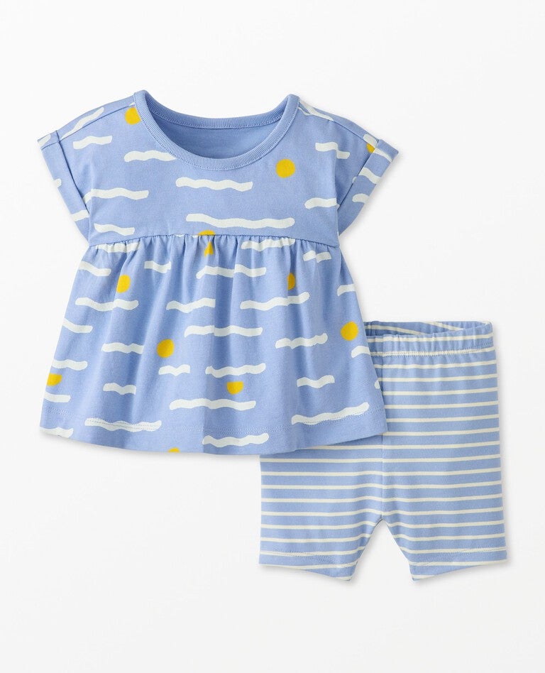 Baby Tunic Top & Shorts Set.