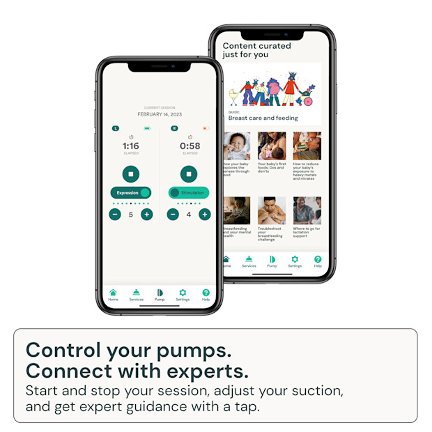 Willow Go Wearable Hands-Free, Cord-Free Electric Breast Pump.