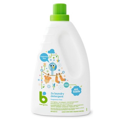 Babyganics 3x Laundry Detergent, Fragrance Free - 60oz - $14.99.