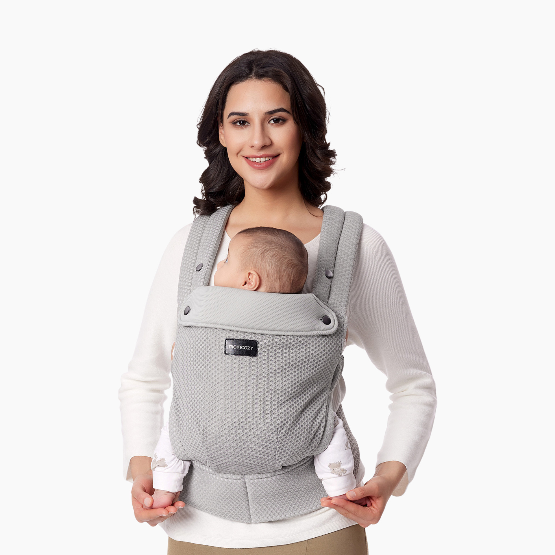 Momcozy Lightweight Baby Carrier - Air Mesh Grey | Babylist Shop
