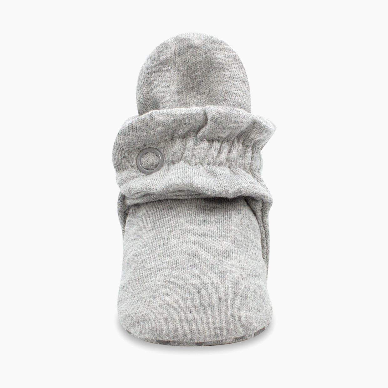 Zutano Organic Cotton Booties - Heather Gray, 0-3 Months.