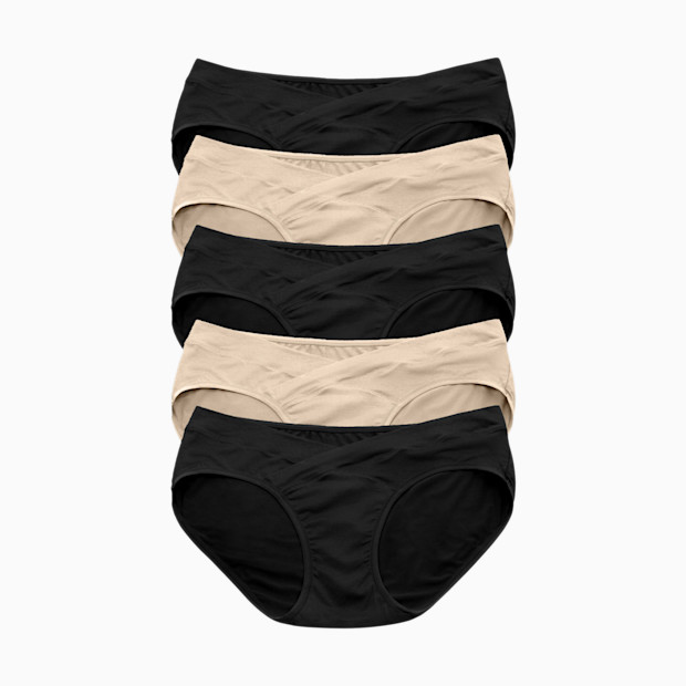 Kindred Bravely Under-the-Bump Maternity Bikini Underwear (5-Pack).