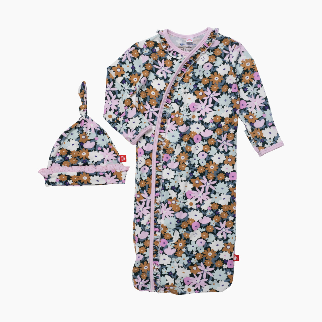 Magnetic Me Modal Gown With Hat Set - Finchley, Newborn-3 Months.