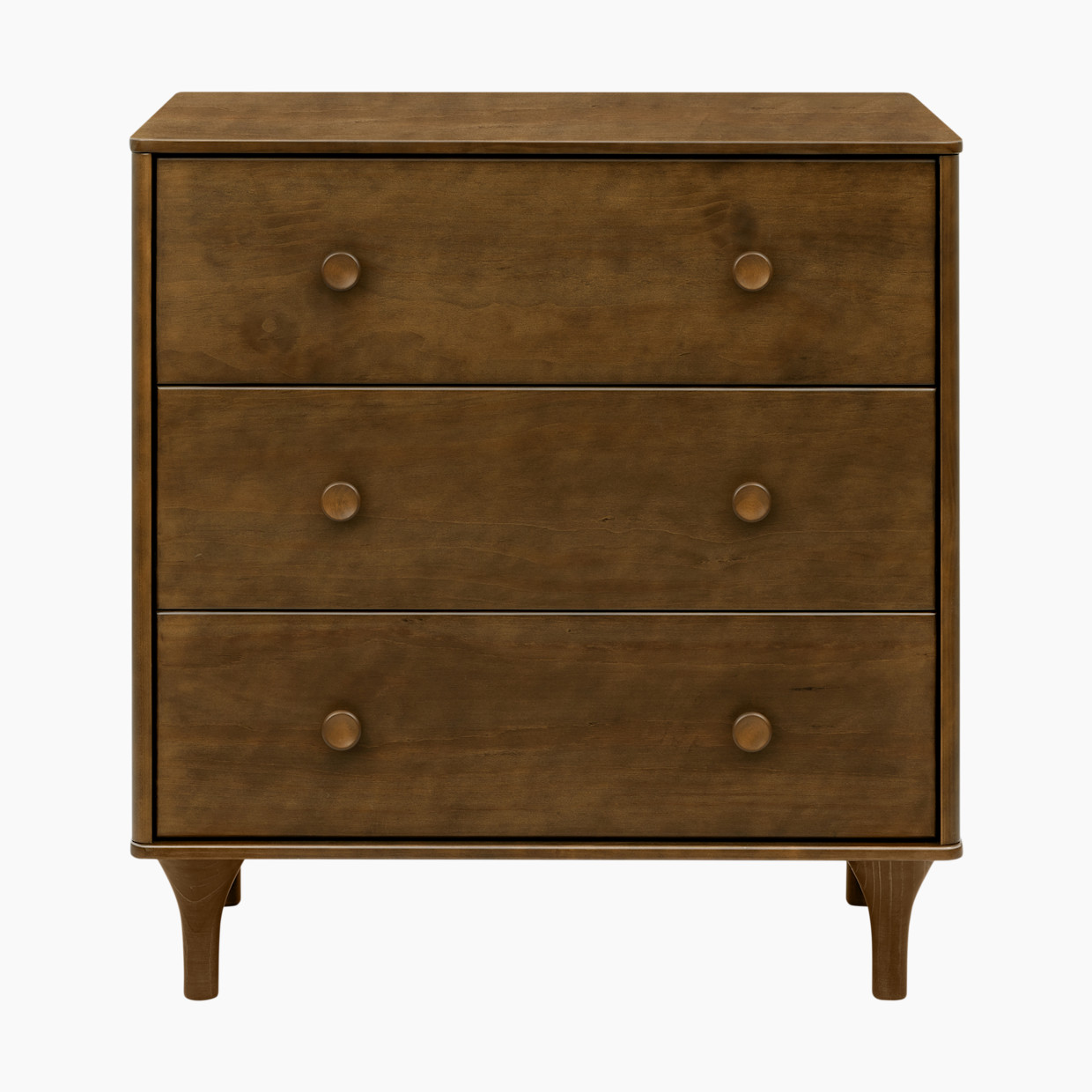 babyletto Lolly 3-Drawer Changer Dresser - Natural Walnut.