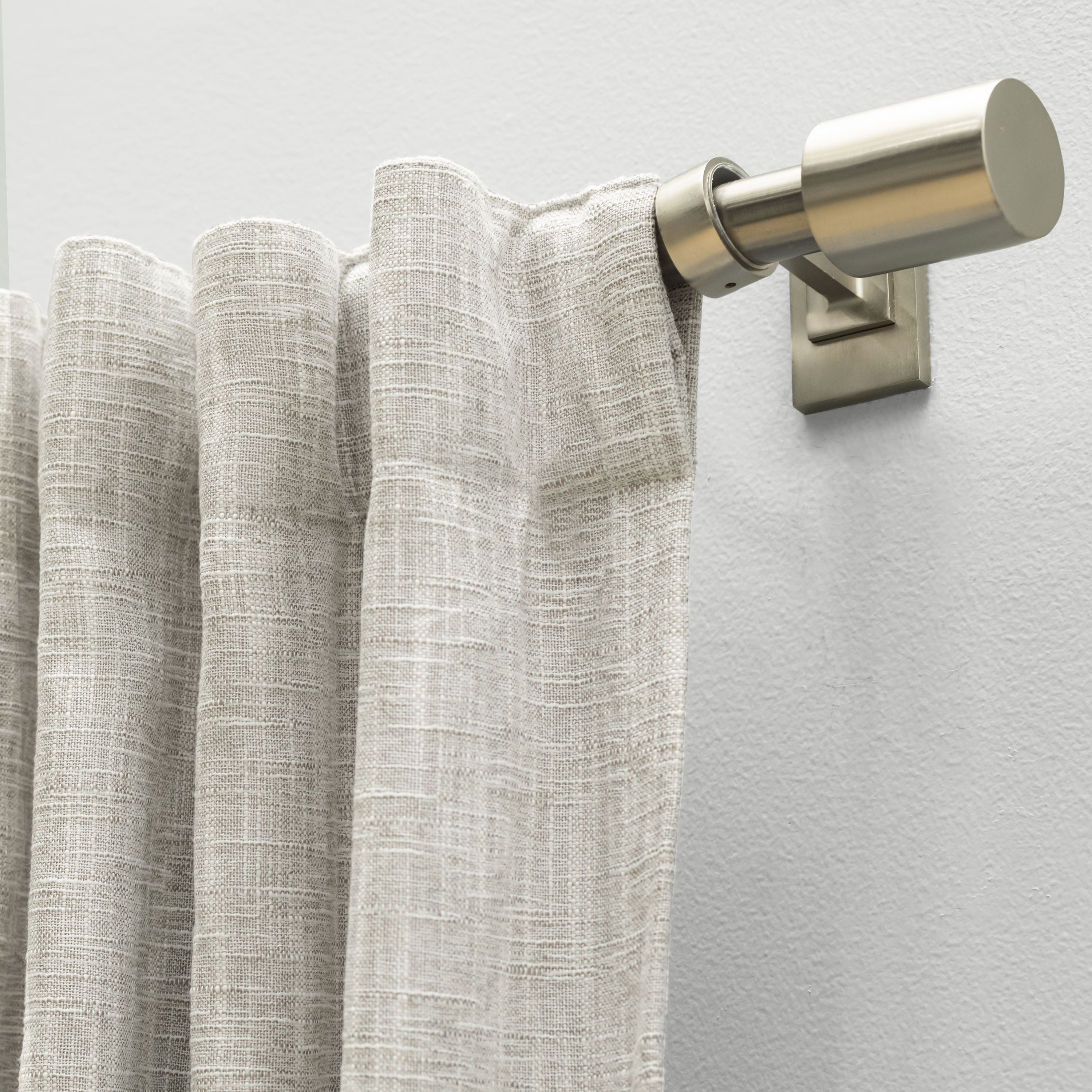 Ricardo Trading Haven Blackout Linen Curtain Panel - Oatmeal, 52"W X 84"L.