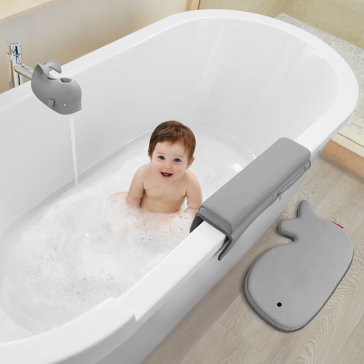 Skip Hop Moby Bathtime Essentials Kit - Grey.
