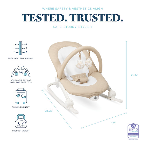 Baby Delight Aura Deluxe Portable Rocker & Seat.