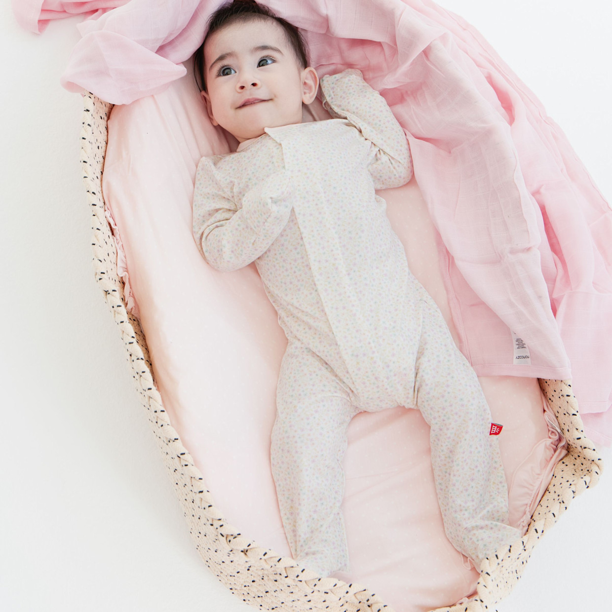 Magnetic Me Modal Magnetic Footie - Bedford Floral, 3-6 M.