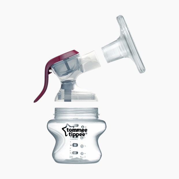 Tommee Tippee Made For Me Single Manual Breast Pump - White.