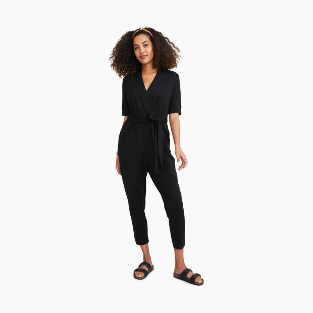 Hatch Collection The Nurse-To-Errands Jumpsuit - Black, 0.