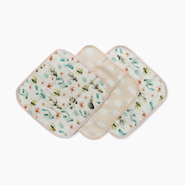 Loulou Lollipop Washcloth Set - Cactus Floral.