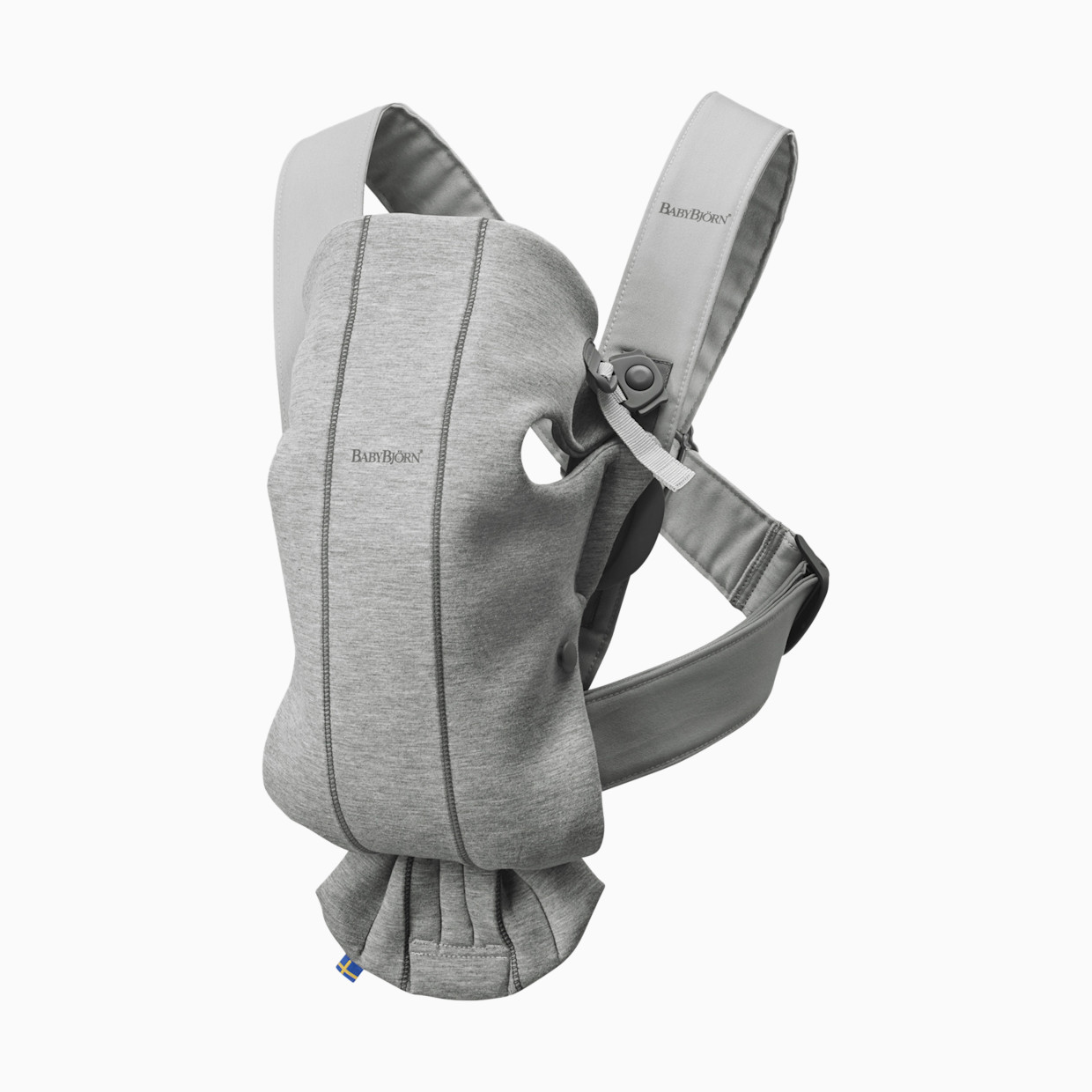 BabyBjörn Baby Carrier Mini - Light Grey 3 D Jersey.