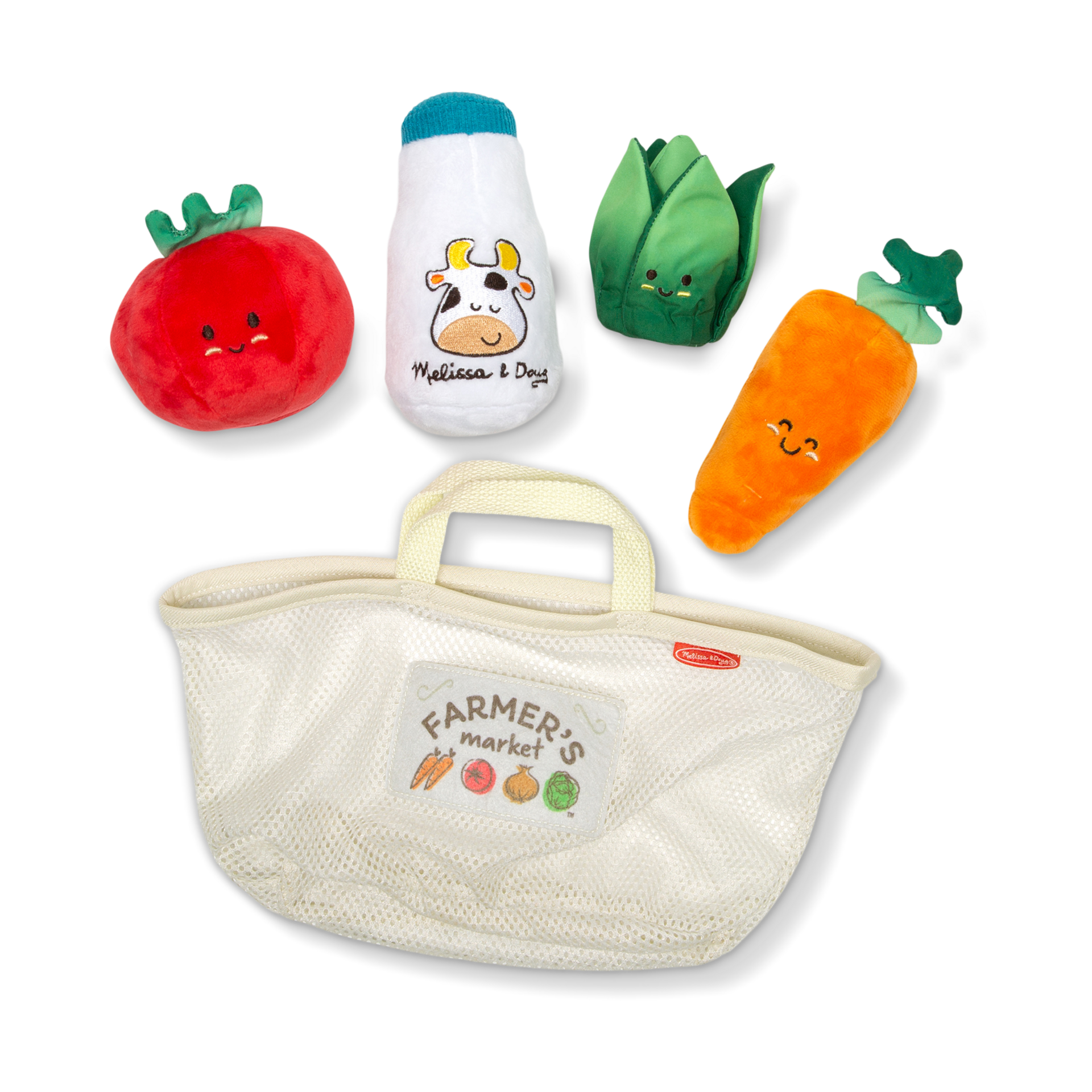 Melissa & Doug Market Basket Fill & Spill Toy Set.