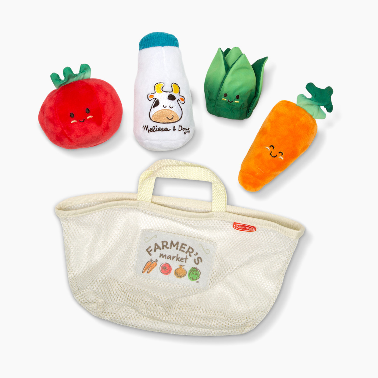 Melissa & Doug Market Basket Fill & Spill Toy Set.