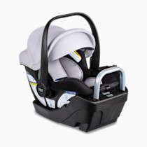 Britax Willow S Infant Car Seat with Alpine Base, ClickTight Technology, Rear Facing Car Seat with RightSize System, Glacier Onyx