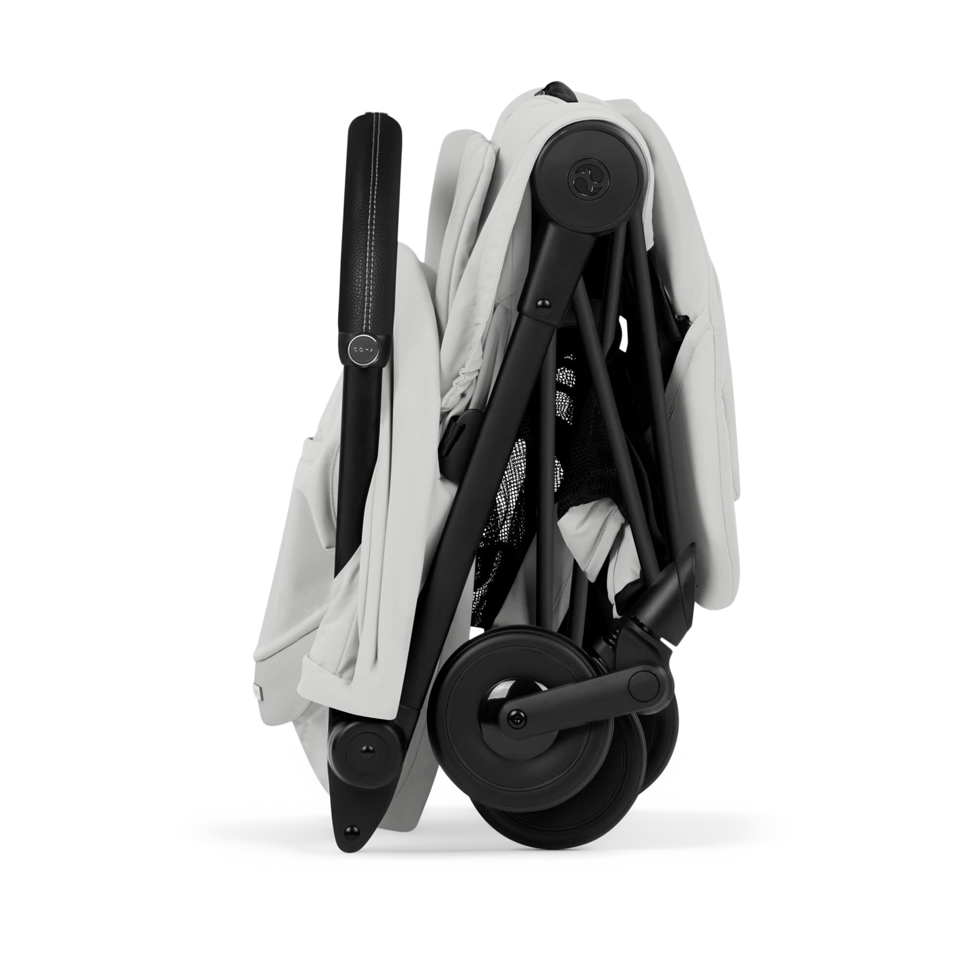 Cybex COYA Stroller - Style Collection - Matte Black Frame/Off White Lux Seat.