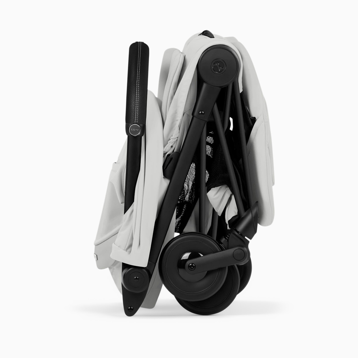 Cybex COYA Stroller - Style Collection - Matte Black Frame/Off White Lux Seat.