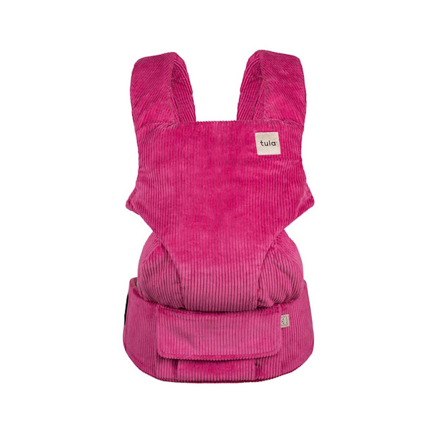 Baby Tula Magenta Corduroy Explore Baby Carrier.