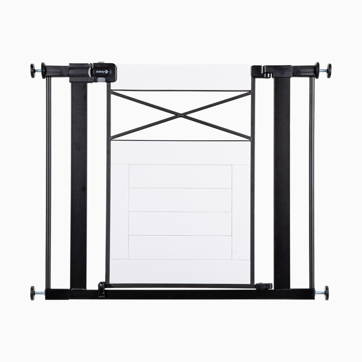 Safety 1st Easy Install Modern Farmhouse Gate - White Finish.