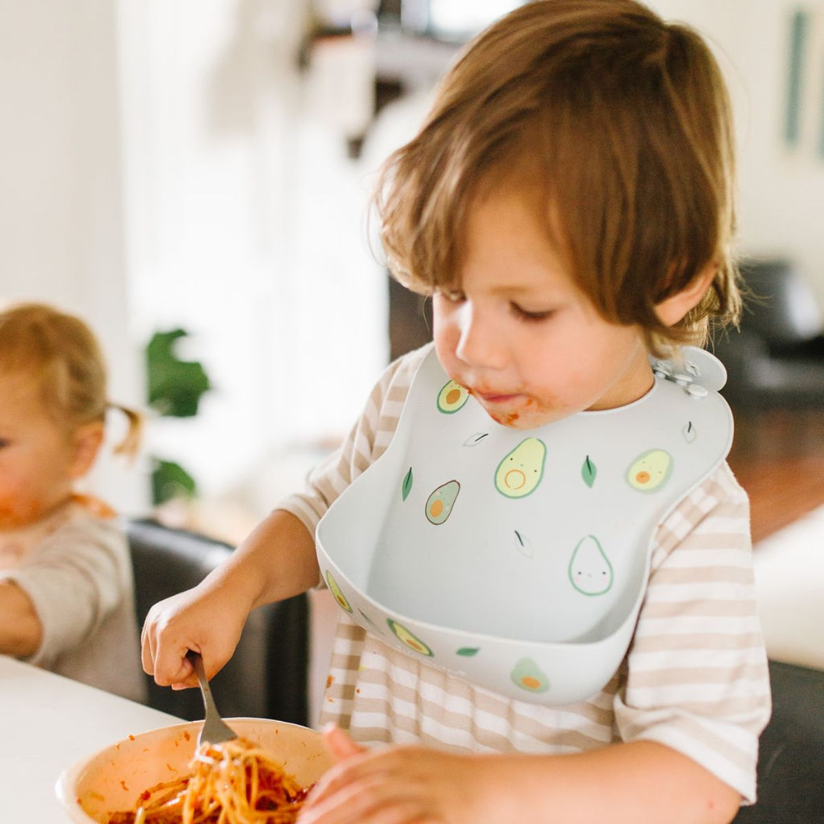 Loulou Lollipop Silicone Bib.