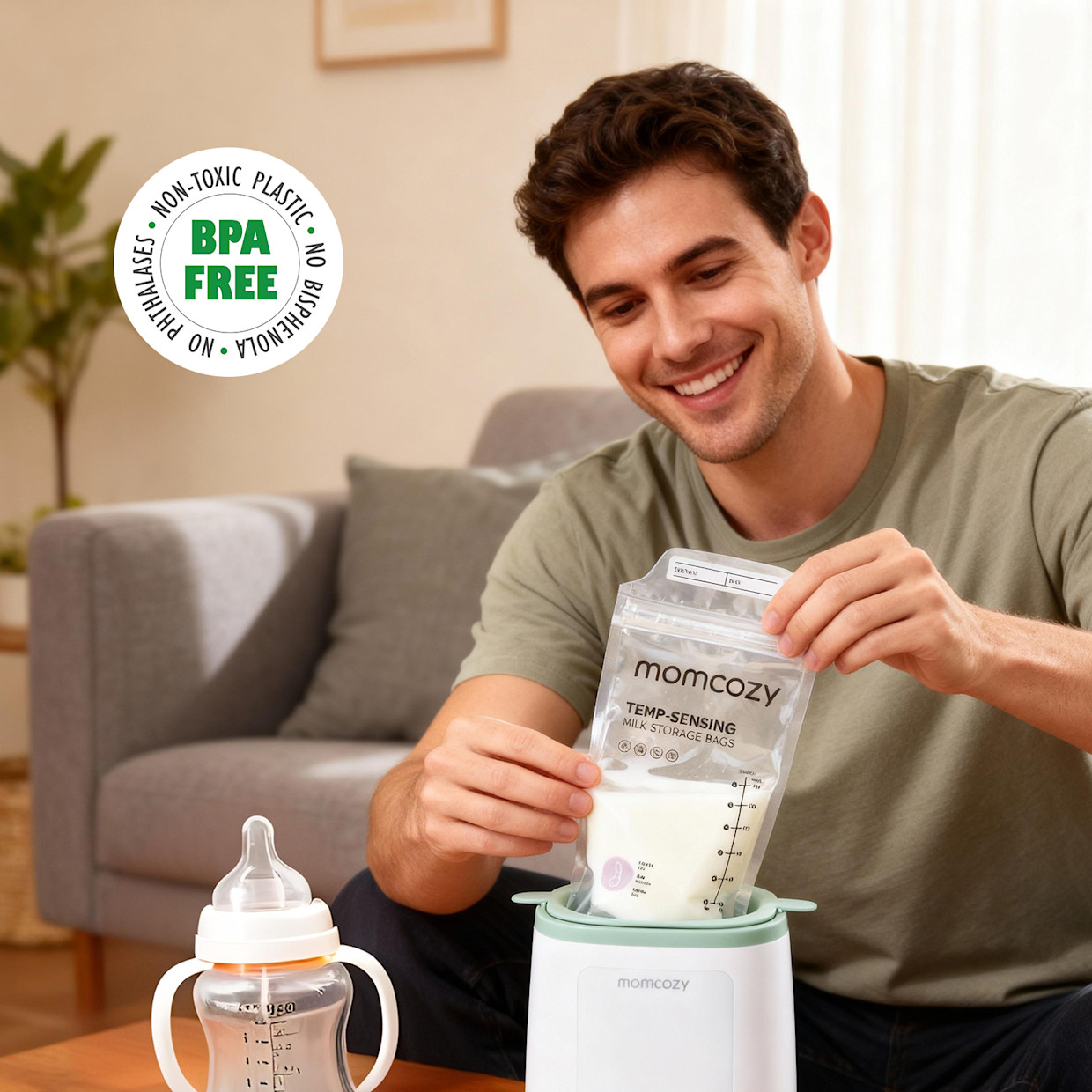 Momcozy Temp-Sensing Milk Storage Bags - 200.