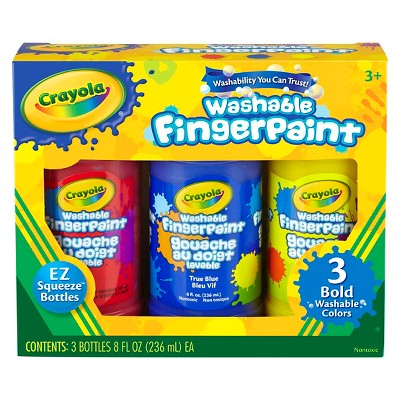 Crayola Washable Finger Paint.