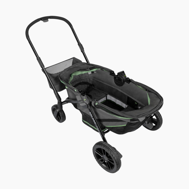 Evenflo Pivot Xplore Dreamz All-Terrain Stroller Wagon with Bassinet Insert - Voyager Gray.