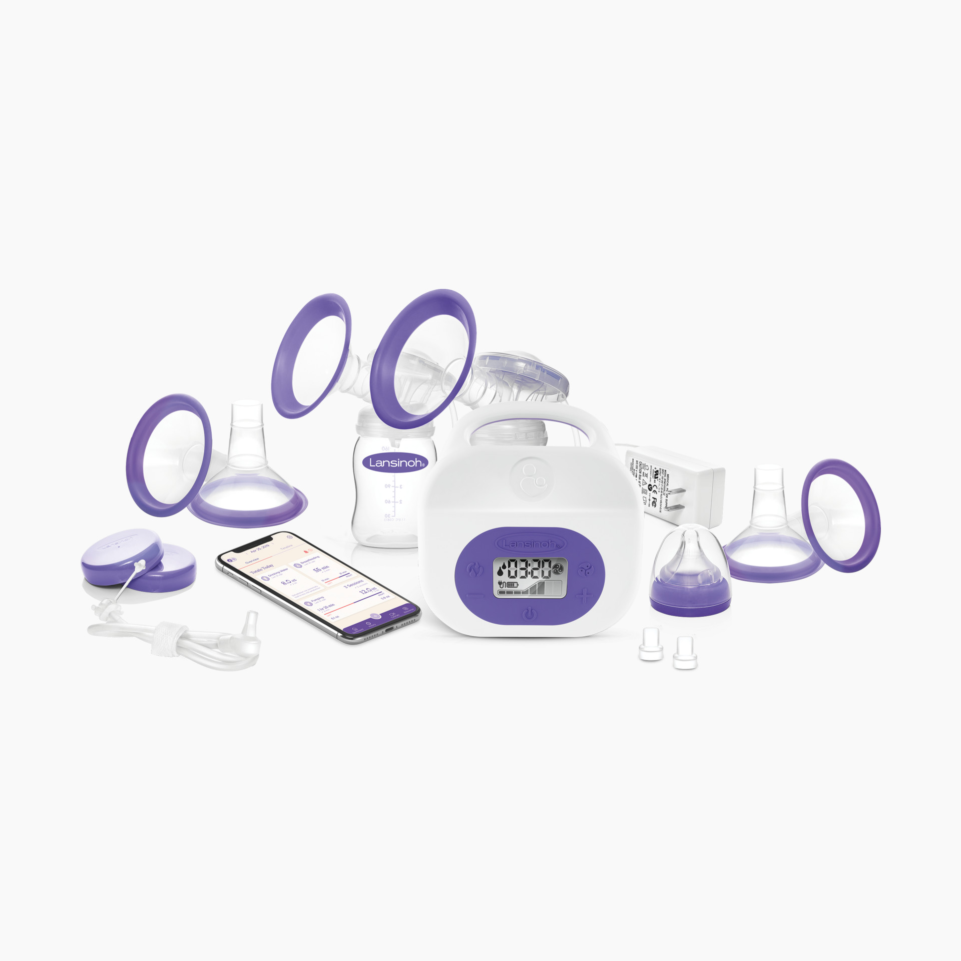 Supermom Wearable Electric Breast Pump, Hands Free w/ 3 Modes & 9 Level