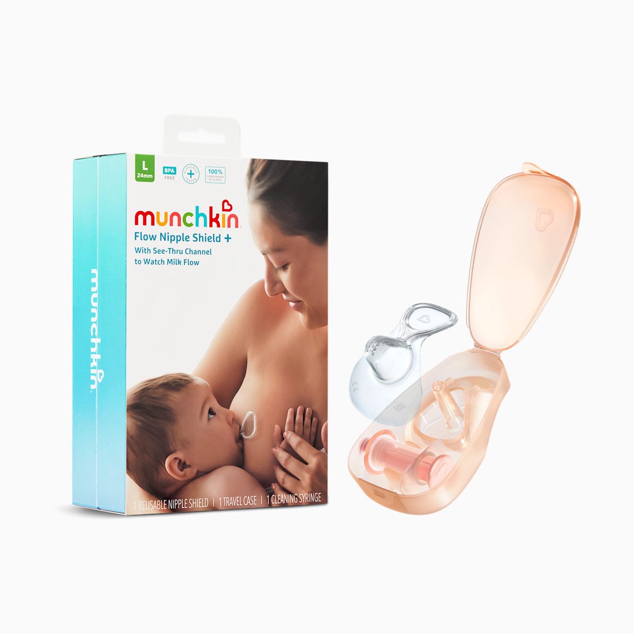 Munchkin Flow Nipple Shield + - 20mm.
