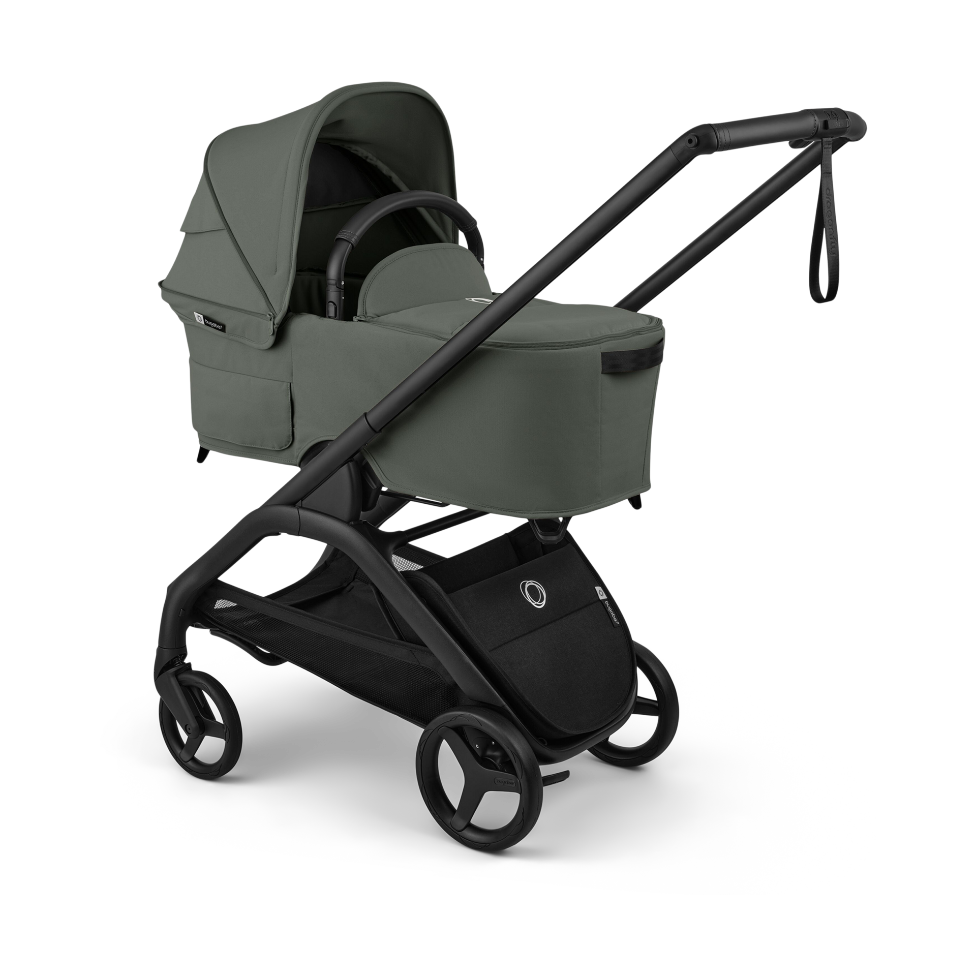 Bugaboo Dragonfly Plus Seat and Bassinet Stroller - Forest Green.