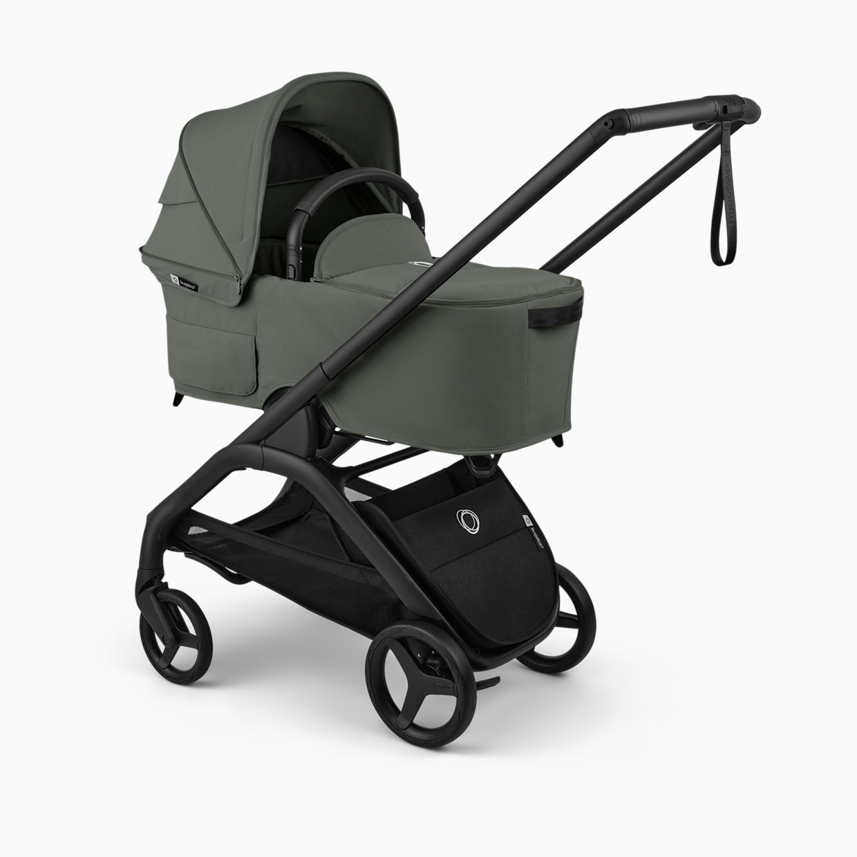 Bugaboo Dragonfly Plus Seat and Bassinet Stroller - Forest Green.