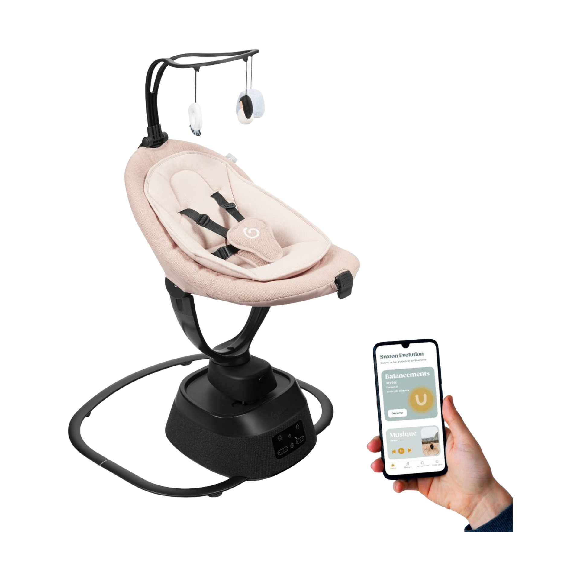 Babymoov Swoon Evolution Connected Swing.