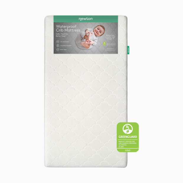Newton Baby Waterproof Breathable Crib Mattress - White.