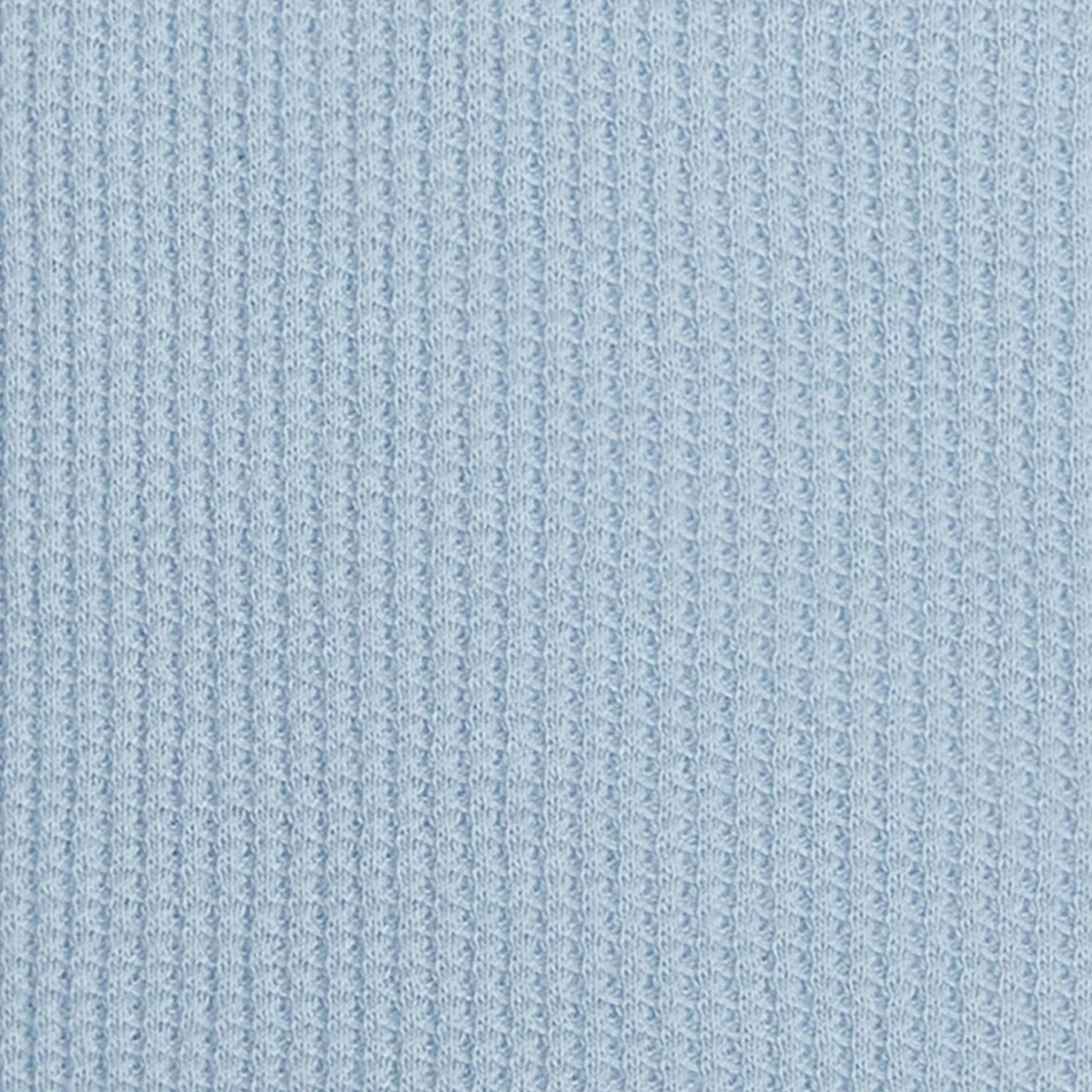 Tiny Kind 3 Piece Organic Waffle Set - Lt. Blue, 0-3 M.