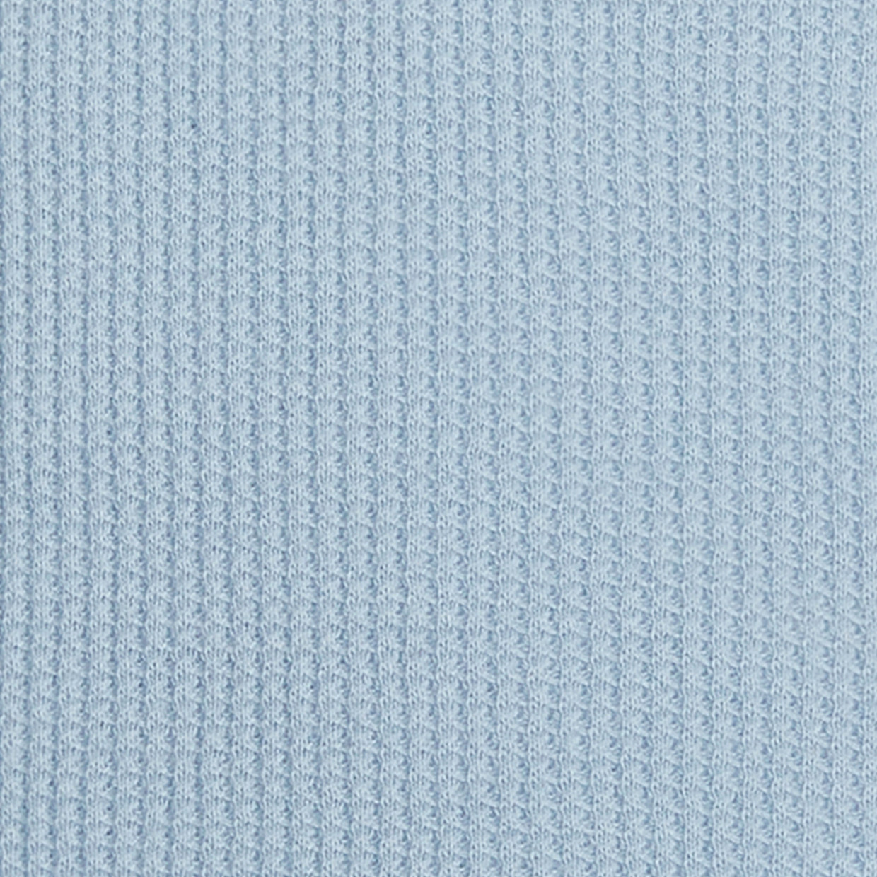 Tiny Kind 3 Piece Organic Waffle Set - Lt. Blue, 0-3 M.