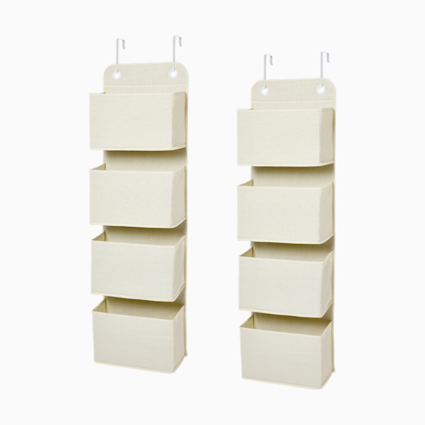 Sprucely Over the Door Storage Organizer (2 Pack) - Oat.