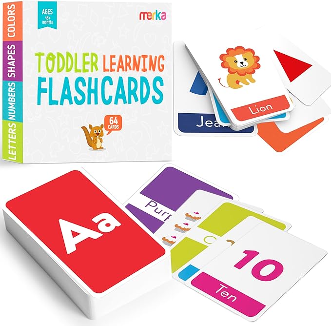 merka Toddler Learning Flash Cards.
